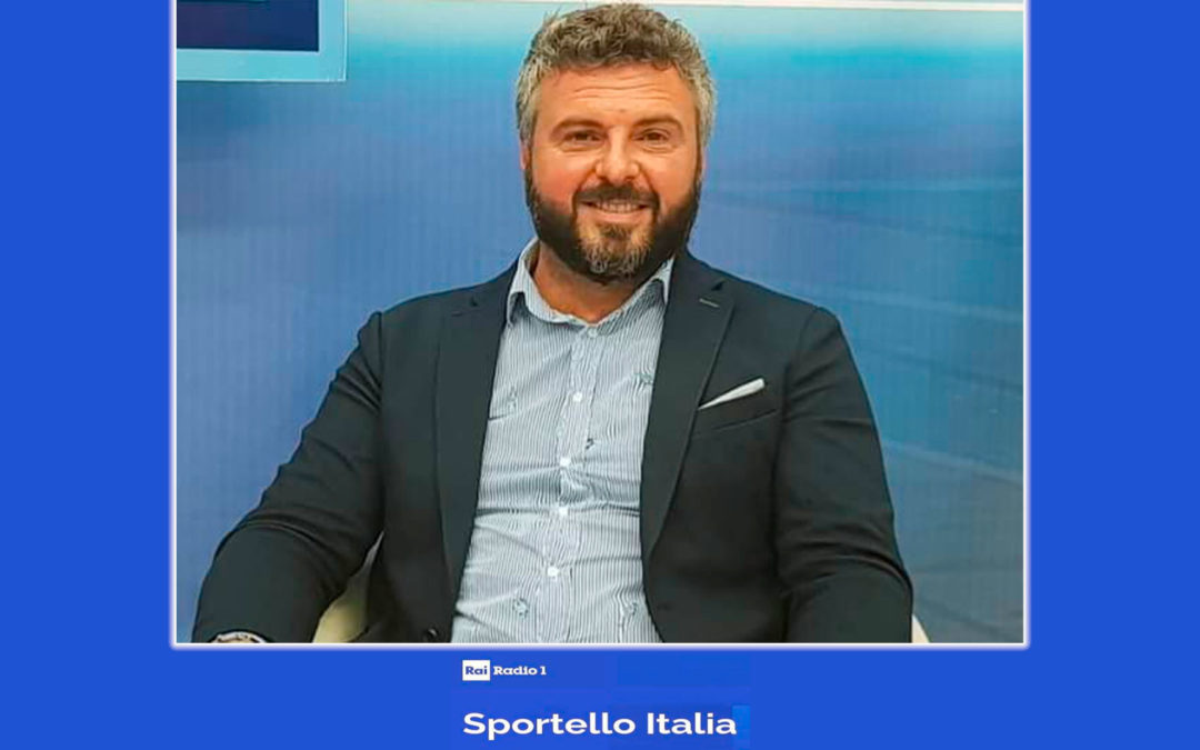 Andrea Bottaro oggi intervistato in diretta a “Sportello Italia” su Radio 1 Rai