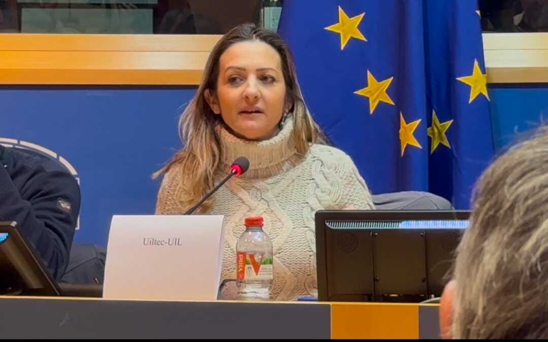 Daniela Piras oggi in sede Parlamento europeo a Bruxelles